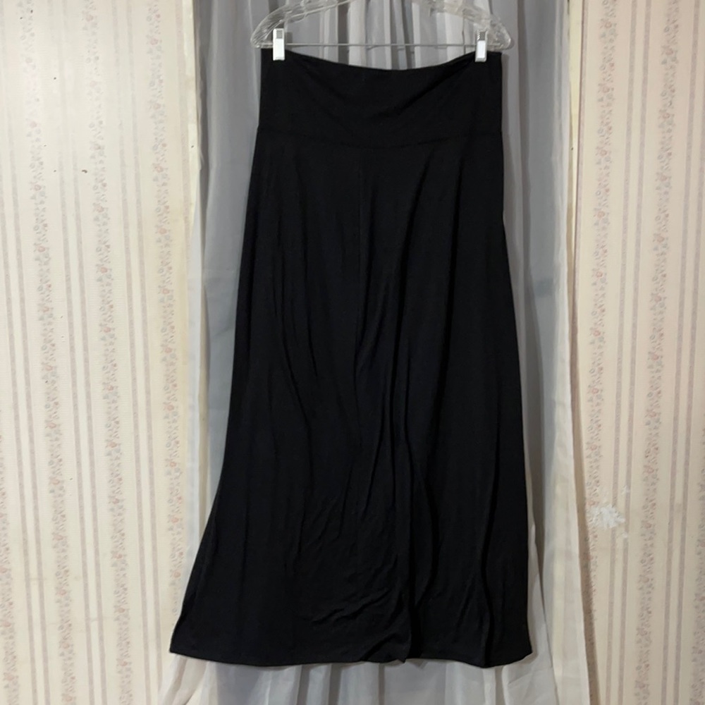 Black maxi skirt